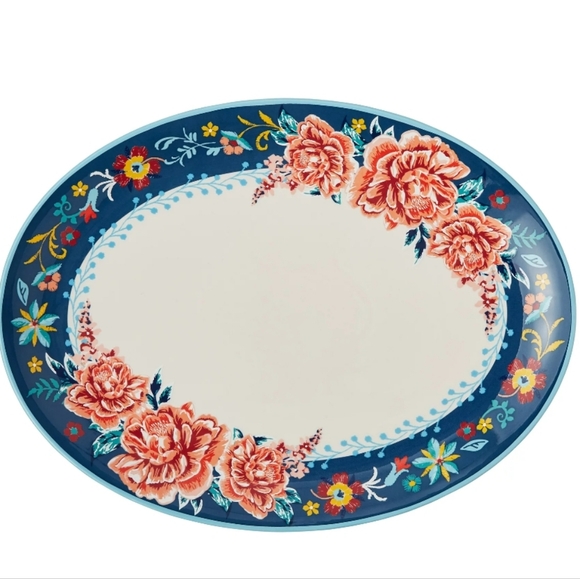 ❤️ New Pioneer Woman Keepsake Floral Serve Platter - Picture 5 of 8